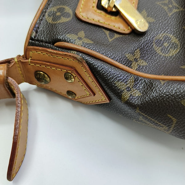 HUDSON GM Monogram Coated Canvas Brown