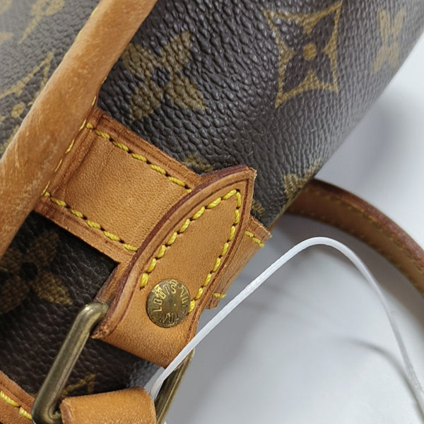 SOLOGNE PM Monogram Coated Canvas Brown