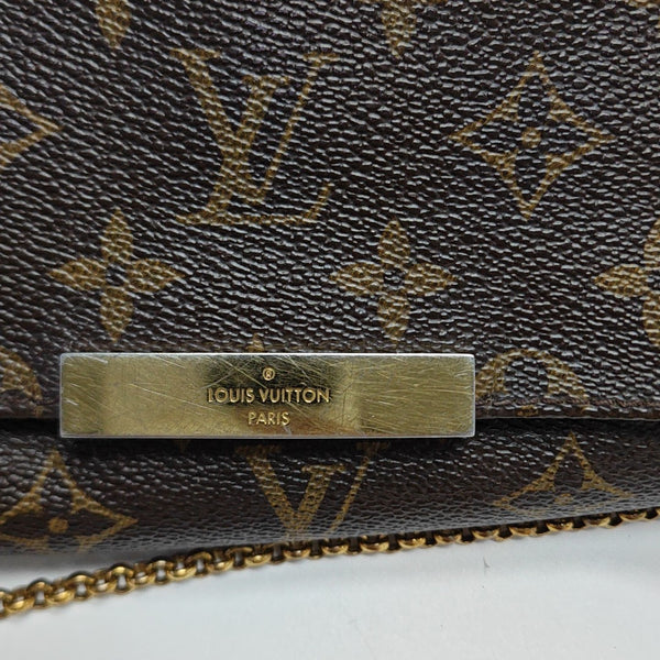 FAVORITE PM Monogram Coated Canvas Brown