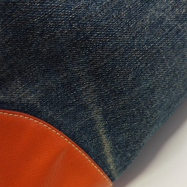 Denim Shoulder Bag Blue