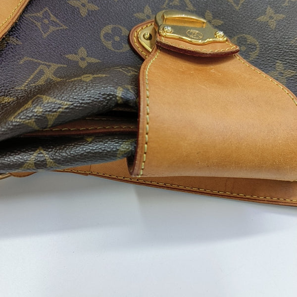 STRESA Monogram Coated Canvas Brown