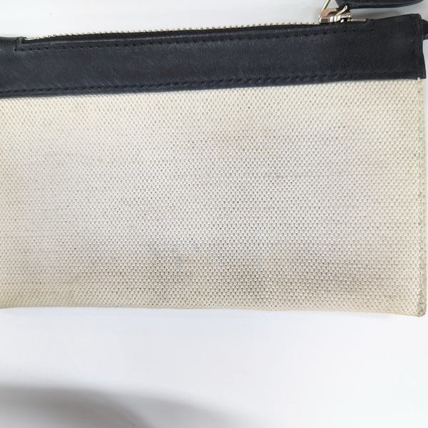 Navy Mini Canvas White