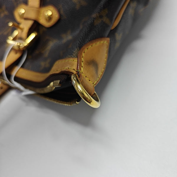 PALERMO GM Monogram Coated Canvas Brown