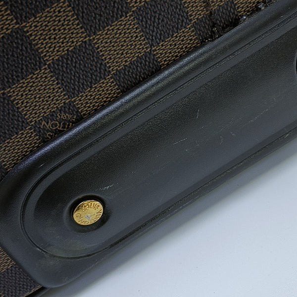 EOLE Damier Ebene Coated Canvas Brown