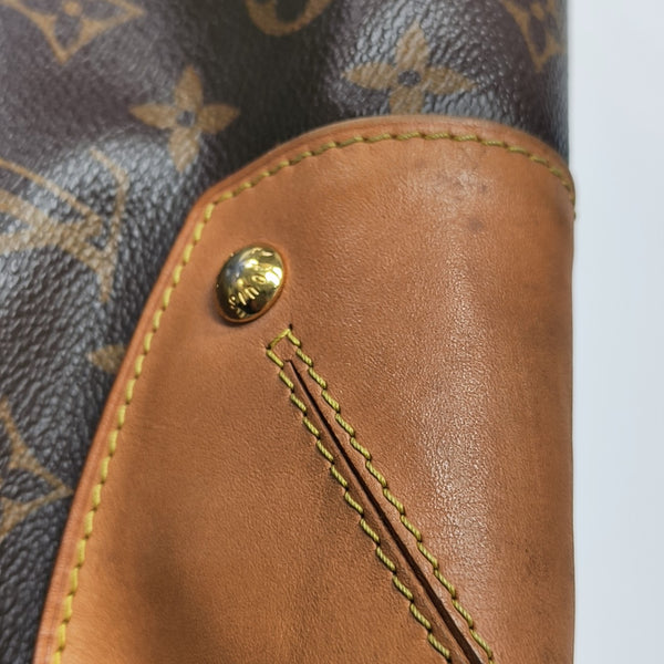 RETIRO GM Monogram Coated Canvas Brown