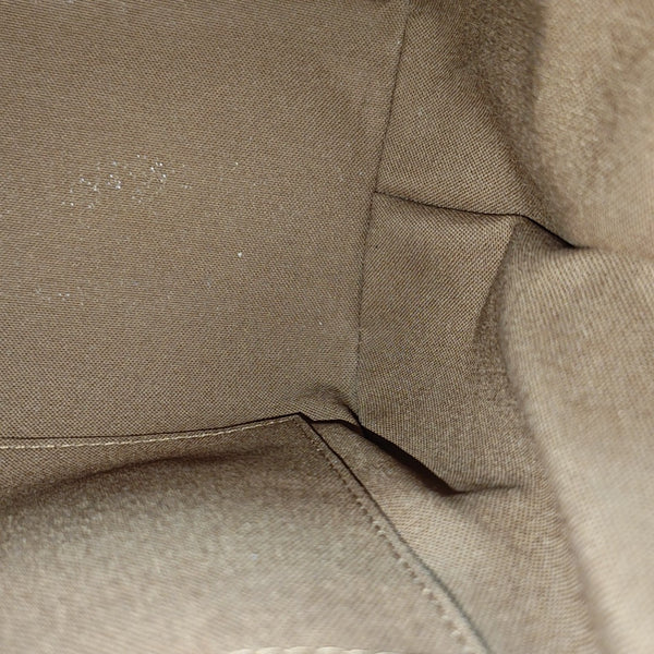 Monogram Coated Canvas Top Handle Bag Brown