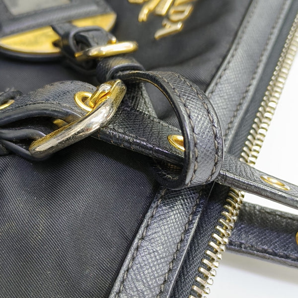 Nylon Tote Bag Black