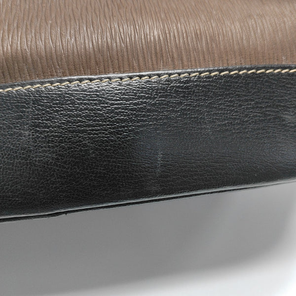 Calfskin Shoulder Bag Brown