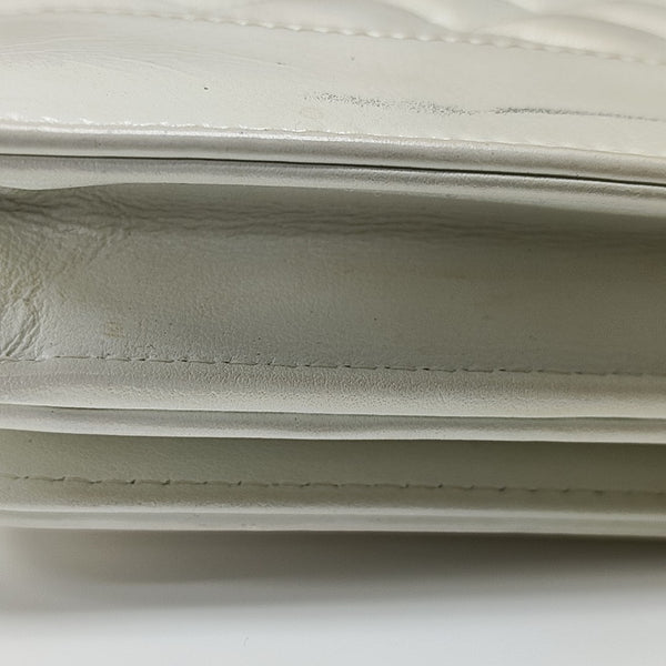 WOC Quilted Calfskin White