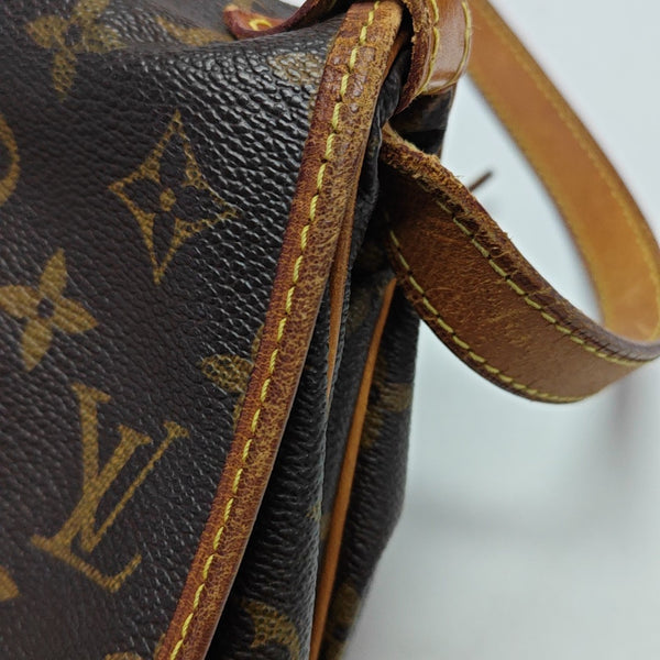 SAUMUR Monogram Coated Canvas Brown