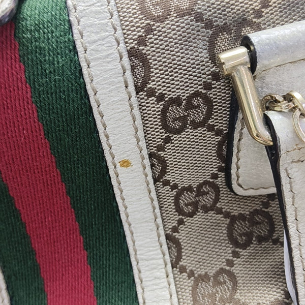 Monogram Canvas Tote Bag Brown