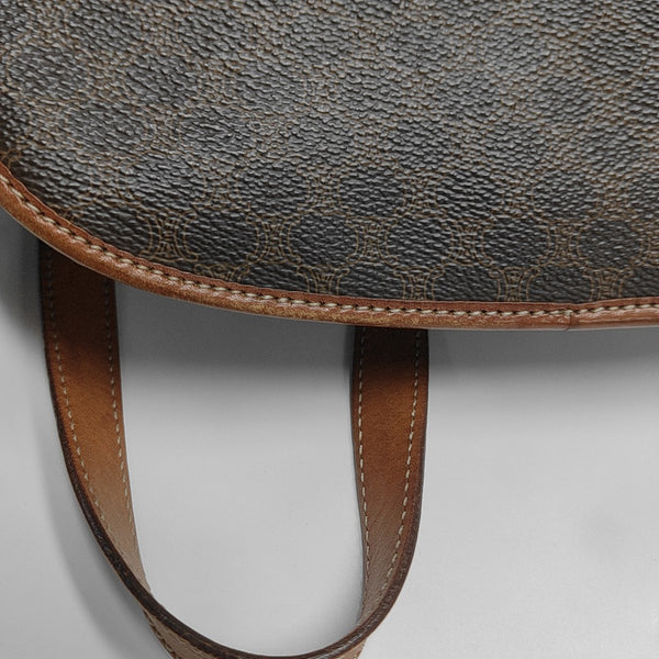 MACADAM CLUTCHES Coated Canvas Brown