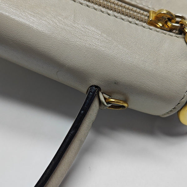 Calfskin Shoulder Bag Beige