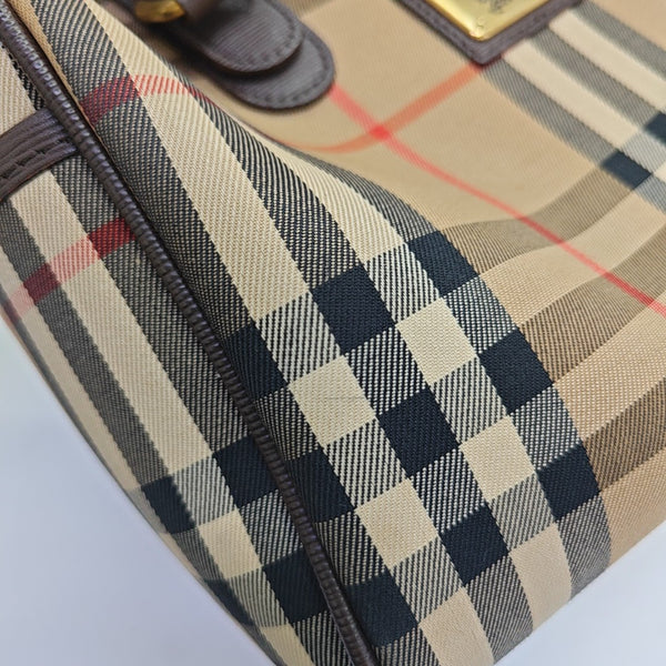 Canvas Shoulder Bag Beige
