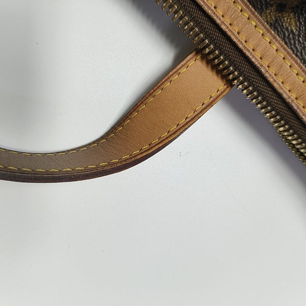PALERMO PM Monogram Coated Canvas Brown