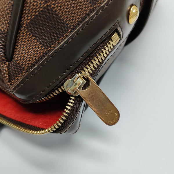 BERKELEY Damier Ebene Coated Canvas Brown