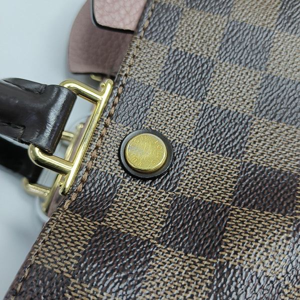 BRITTANY BB Damier Ebene Coated Canvas Brown