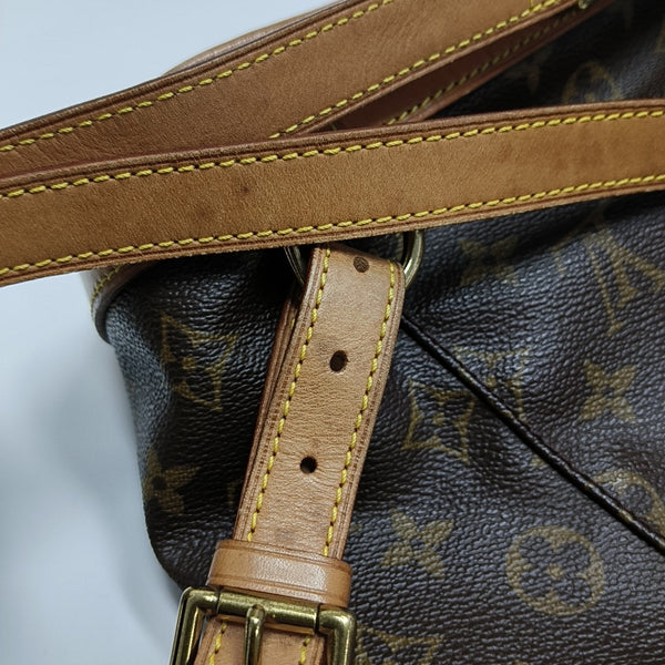 MONTSOURIS MM Monogram Coated Canvas Brown