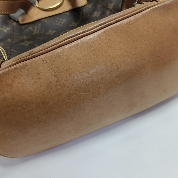 MONTSOURIS MM Monogram Coated Canvas Brown