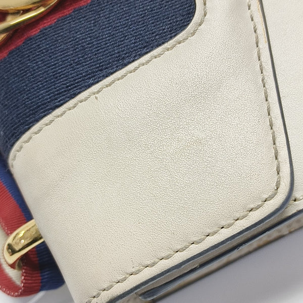 Sylvie Mini Calfskin White