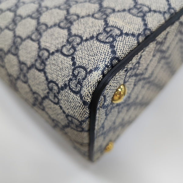 GG Blooms Monogram Coated Canvas Beige