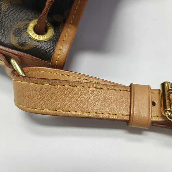 NOÉ BB Monogram Coated Canvas Brown