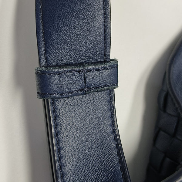 Calfskin Shoulder Bag Blue
