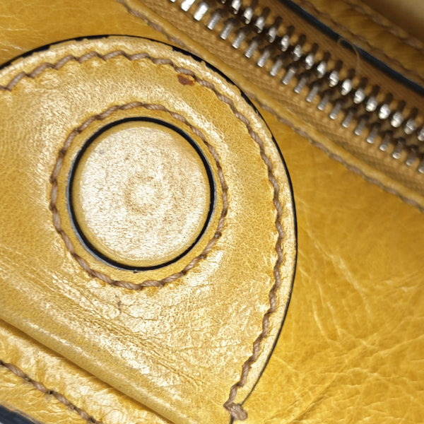 Calfskin Tote Bag Yellow