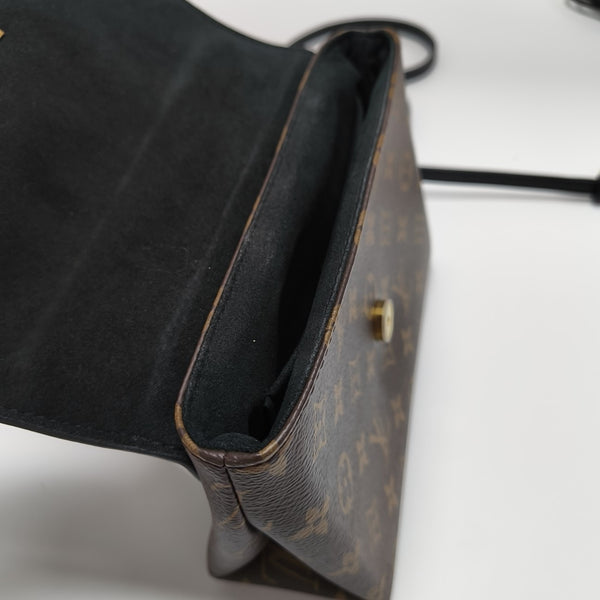 LOCKY BB Monogram Coated Canvas Brown