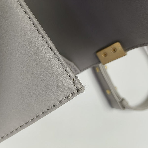 BOY CHANEL Medium Quilted Calfskin Gray