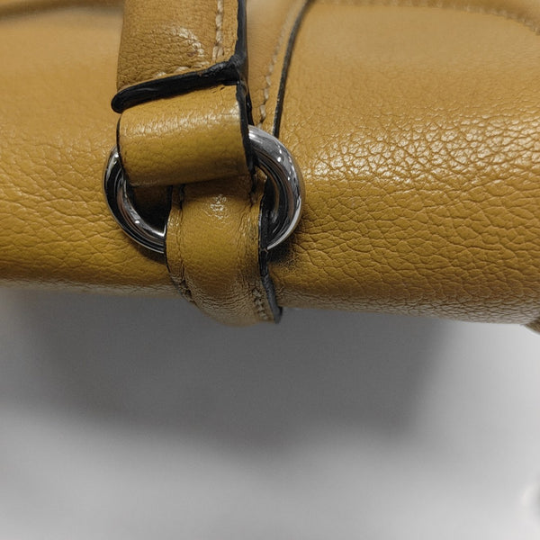 Calfskin Shoulder Bag Yellow