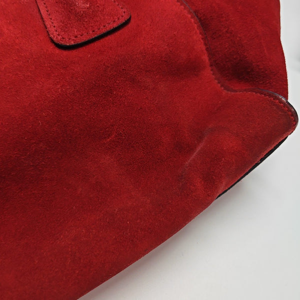 Glace Calf Suede Red