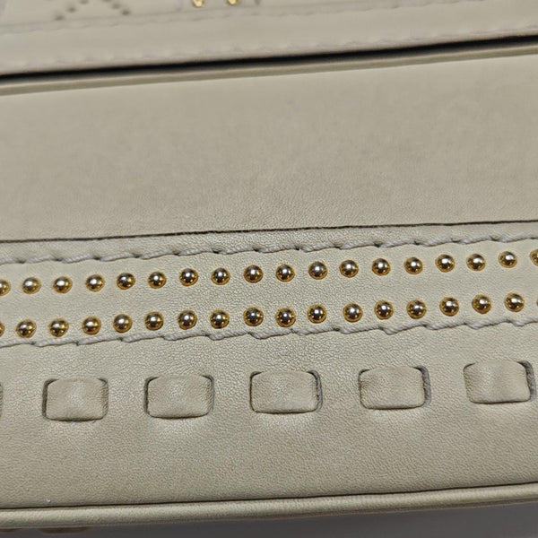 Snaffle Bit Calfskin White