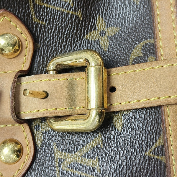 PALERMO GM Monogram Coated Canvas Brown