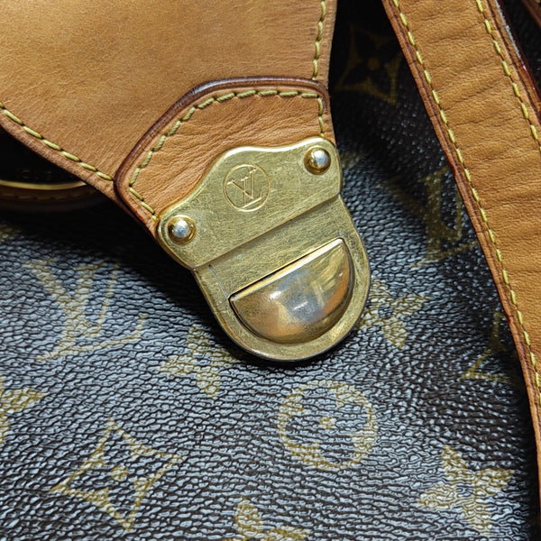 STRESA Monogram Coated Canvas Brown