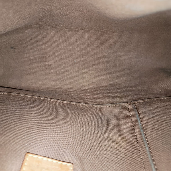 VINTAGE THAMES GM Monogram Coated Canvas Brown