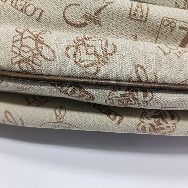 Monogram Canvas Shoulder Bag Beige