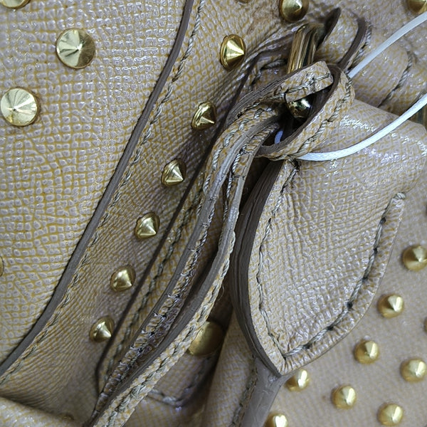 Calfskin Shoulder Bag Brown