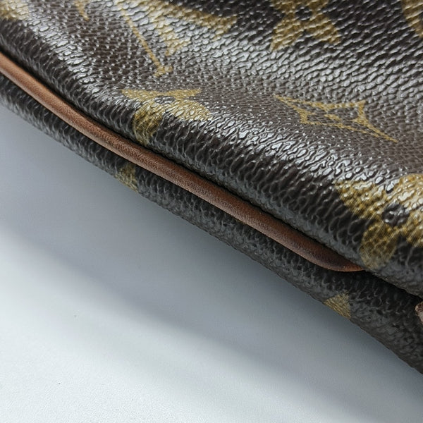 PALERMO GM Monogram Coated Canvas Brown
