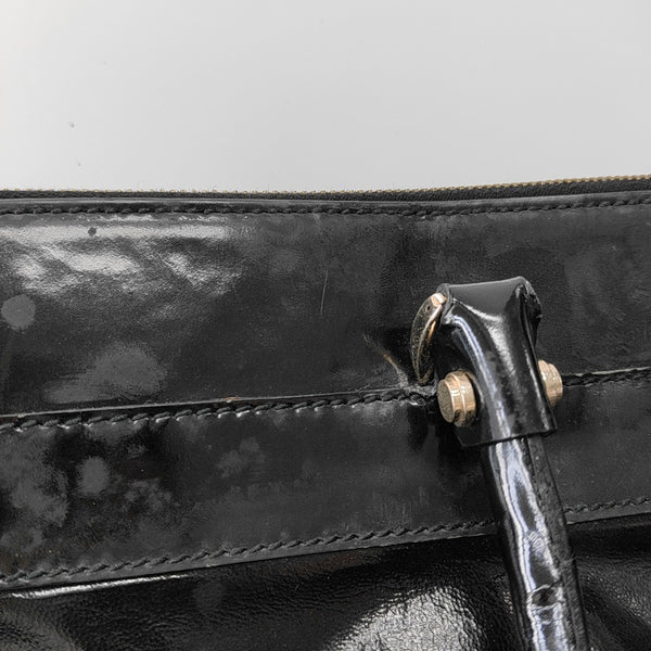 Abbey Patent Leather Black