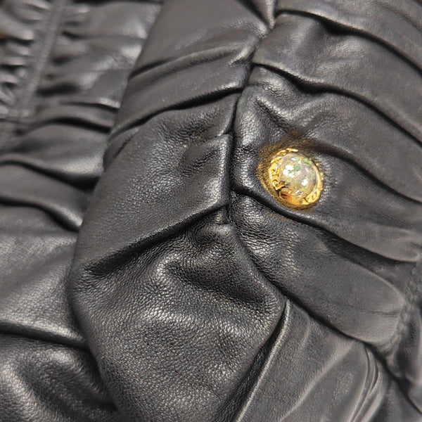 Gaufre Calfskin Black