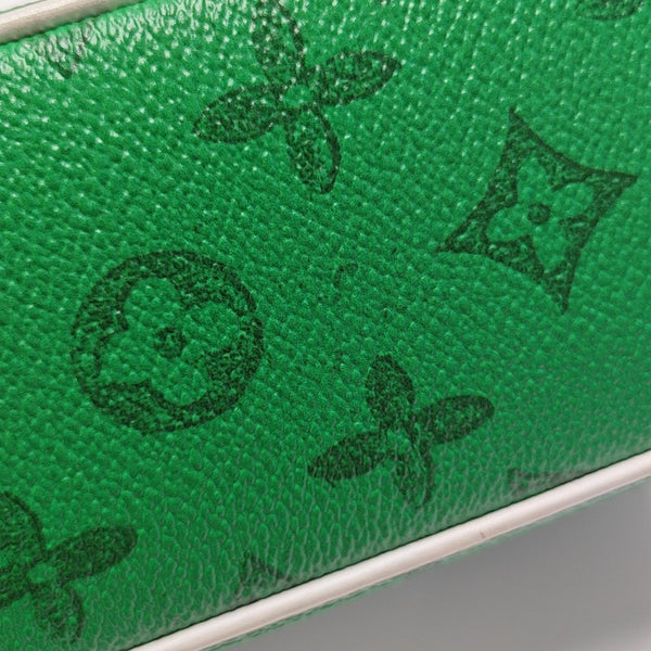 SOFT TRUNK Mini Monogram Coated Canvas Green