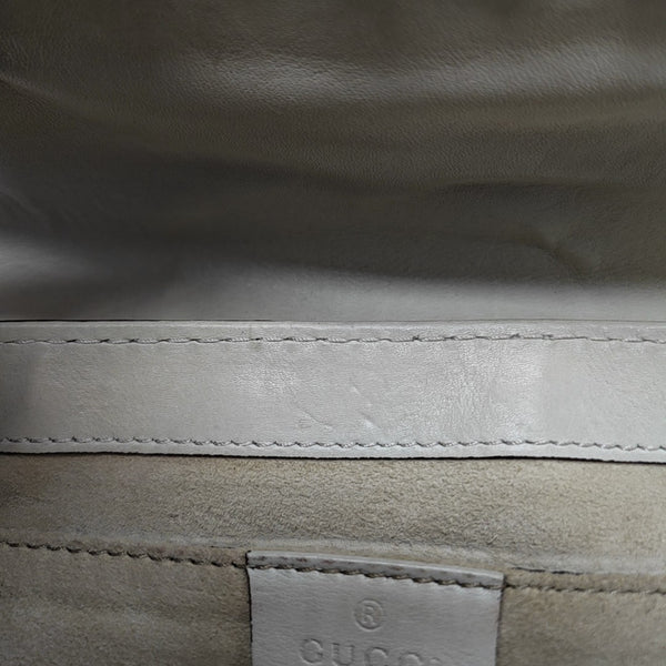Snaffle Bit Calfskin White