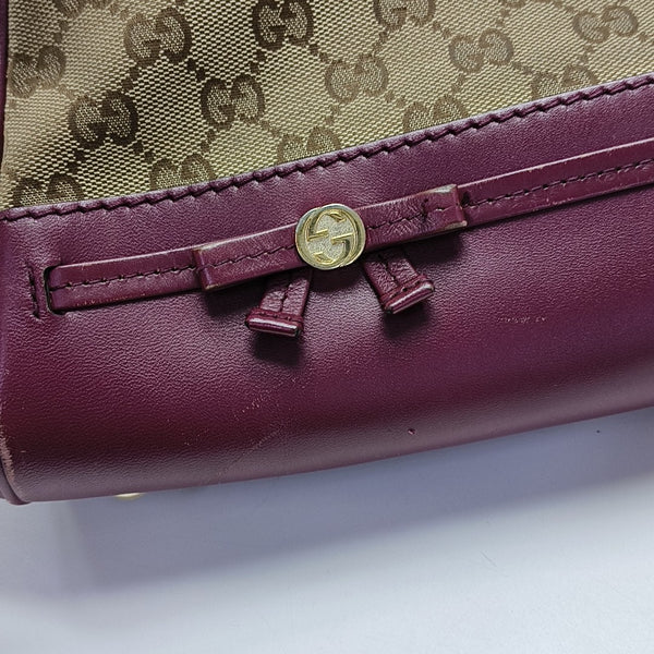 Monogram Canvas Tote Bag Brown