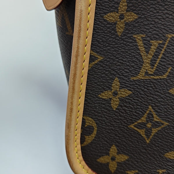 DIANE Monogram Coated Canvas Brown