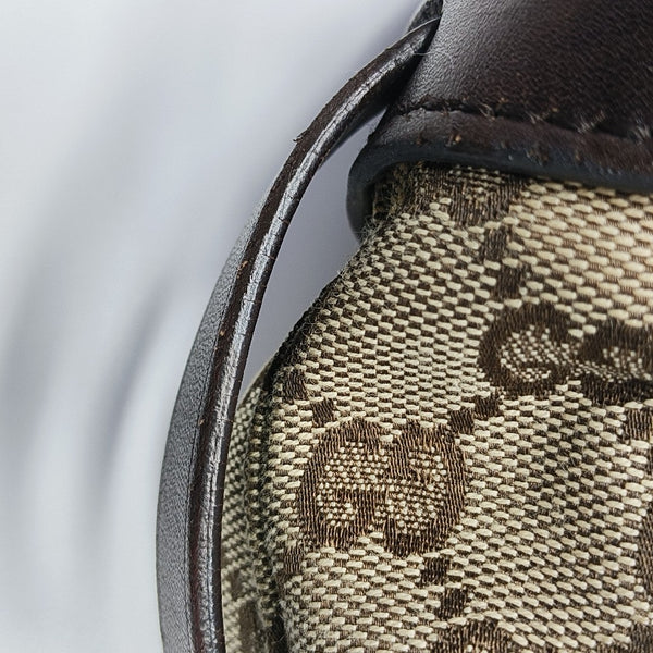 Monogram Canvas Tote Bag Brown