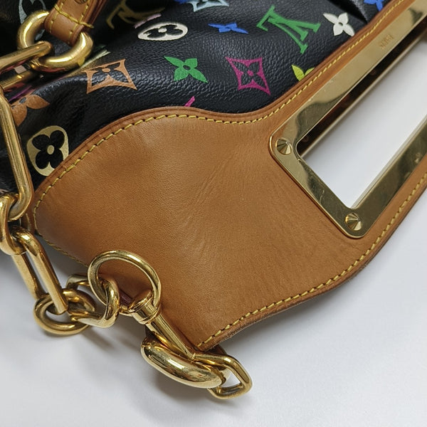 LV × TM JUDY Monogram Coated Canvas Black