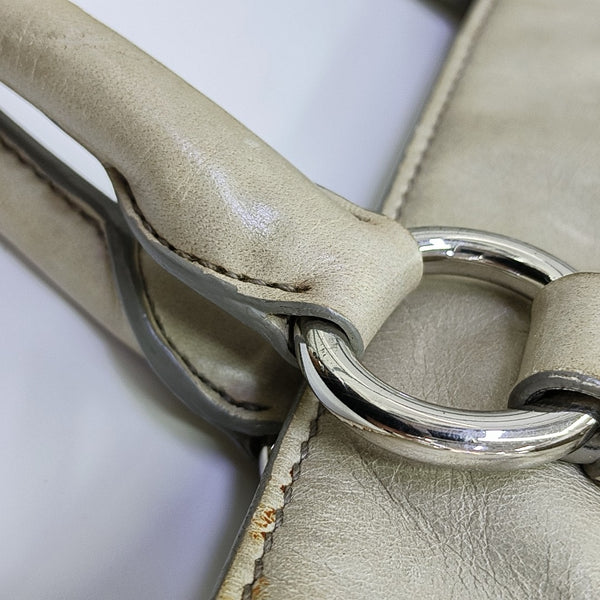 Shoulder Strap Calfskin Gray