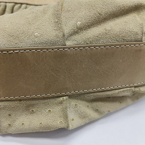 Suede Shoulder Bag Brown