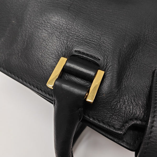 CHYC Y LIGNE Medium Calfskin Black